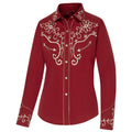 Women's Embroidered Western Blouse Ruth - Premium Cowgirl Shirt