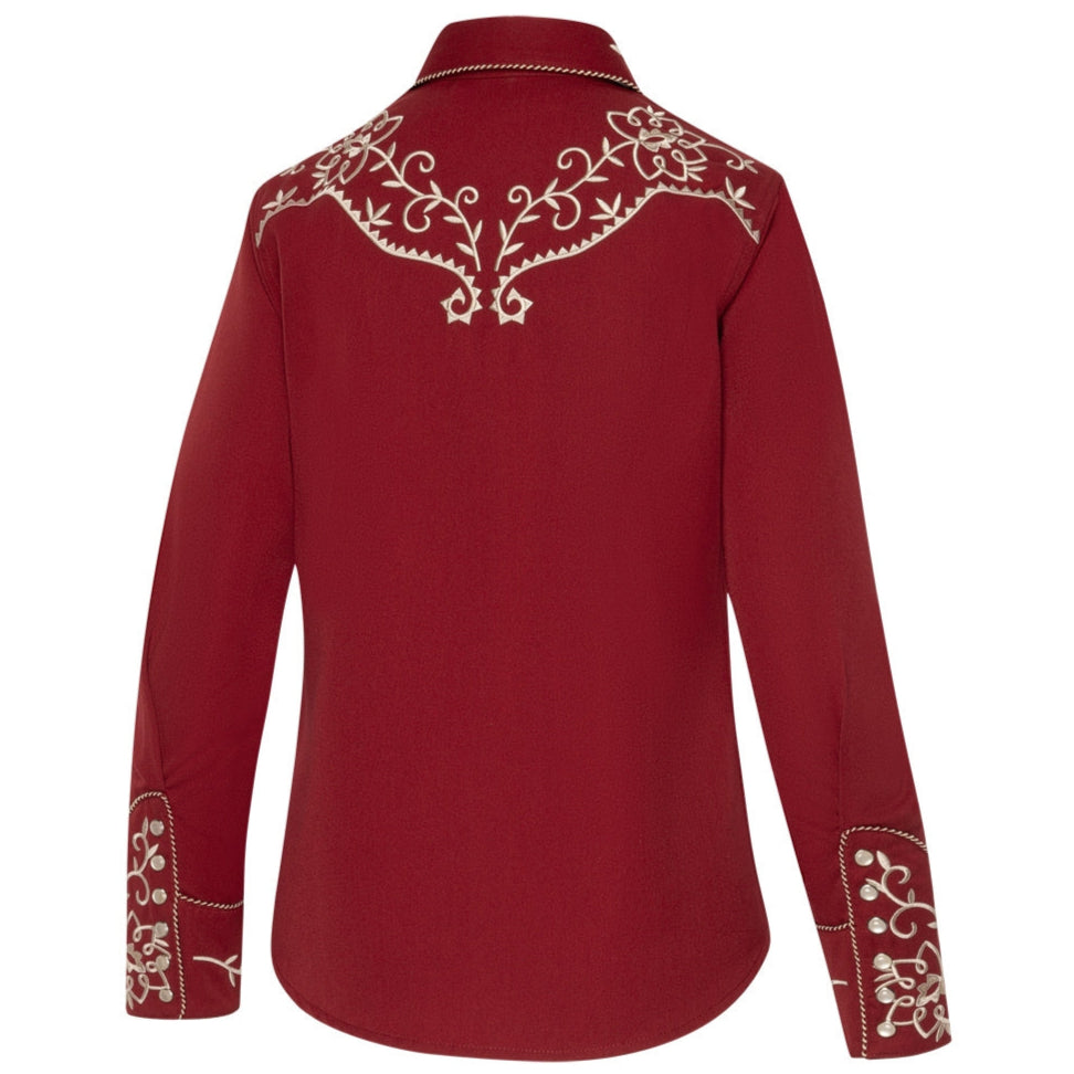 Women's Embroidered Western Blouse Ruth - Premium Cowgirl Shirt