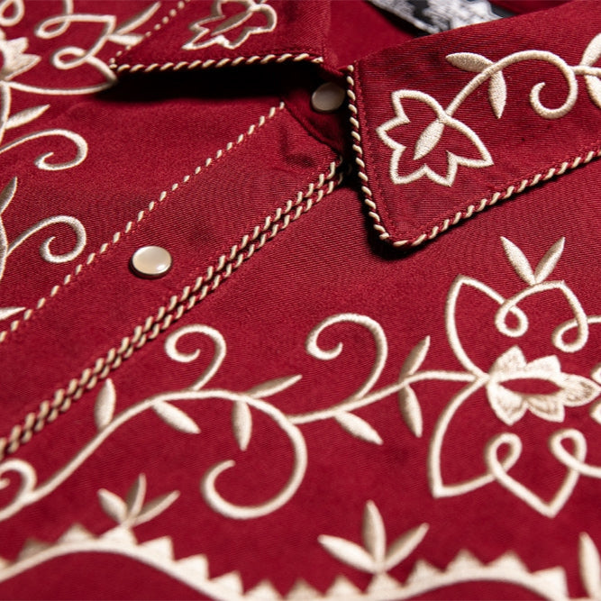 Women's Embroidered Western Blouse Ruth - Premium Cowgirl Shirt