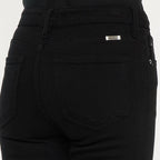 Women's High Rise Bootcut Jeans Black - Premium Stretch Denim Bootcut Jeans