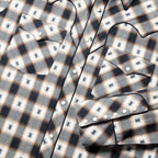 Women's Western Plaid Shirt Cassidy - Muted Tone Cowgirl Blouse