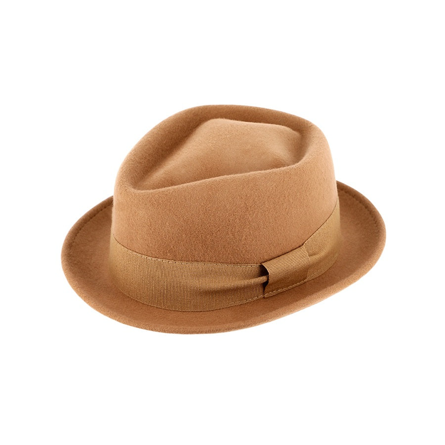 Wool Pork pie hat Diamond - Classic Unisex Fedora