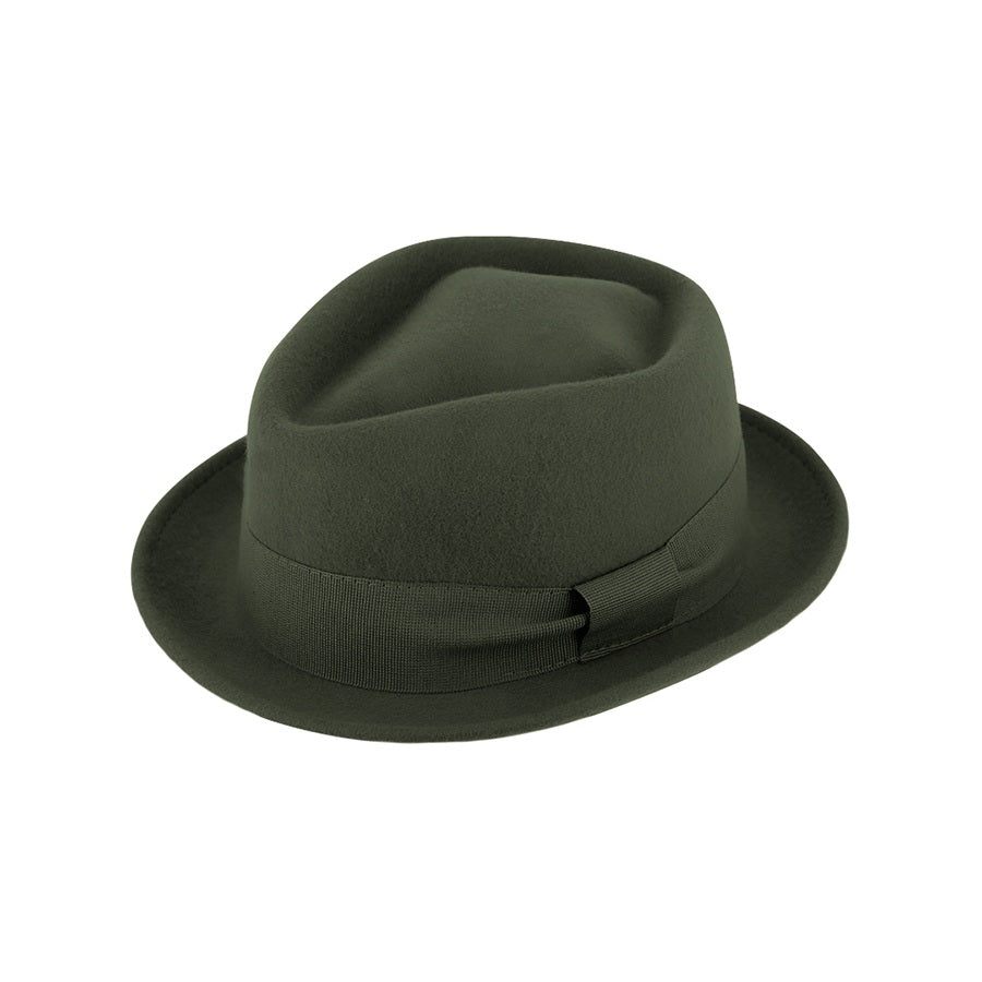 Wool Pork pie hat Diamond - Classic Unisex Fedora