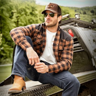 Yellowstone Dutton Ranch Trucker Cap - Premium 5-Panel Brown