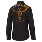 Yellowstone women's Western Blouse Protect the Family
