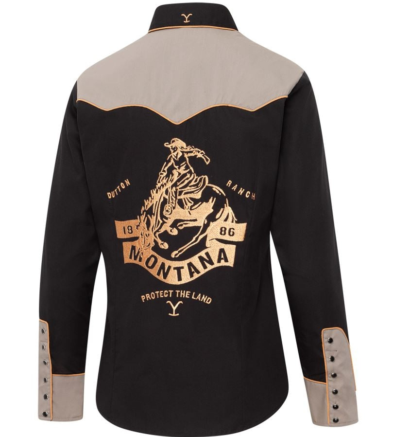 YELLOWSTONE LADIES BLOUSE COWGIRL
