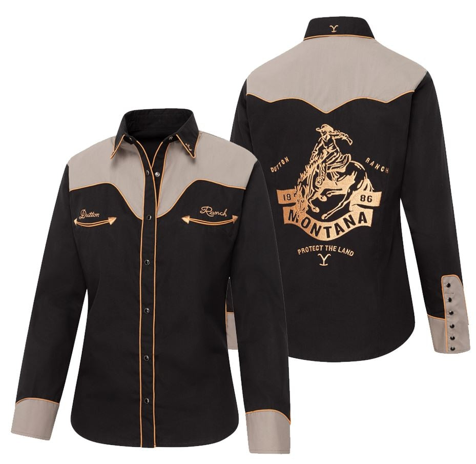 YELLOWSTONE LADIES BLOUSE COWGIRL