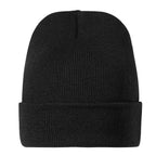 Yellowstone Dutton Ranch Beanie - Black Knit Hat with Yellow Embroidery