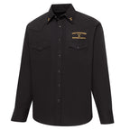 Yellowstone Dutton Ranch Western Shirt — Two-Tone Premium Embroidery