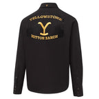 Yellowstone Dutton Ranch Western Shirt — Two-Tone Premium Embroidery
