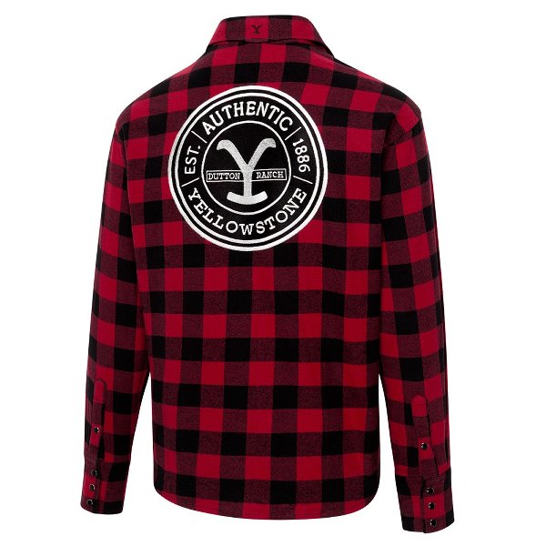 Yellowstone Men's Checkered Shirt Authentic