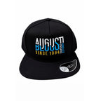 Augustibluus Flat Brim Snapback Cap - Black Official Festival Merch