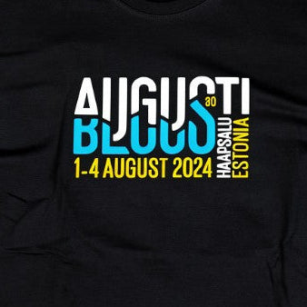 Augustibluus 2024 Festival T-Shirt - 30th Anniversary Edition Black
