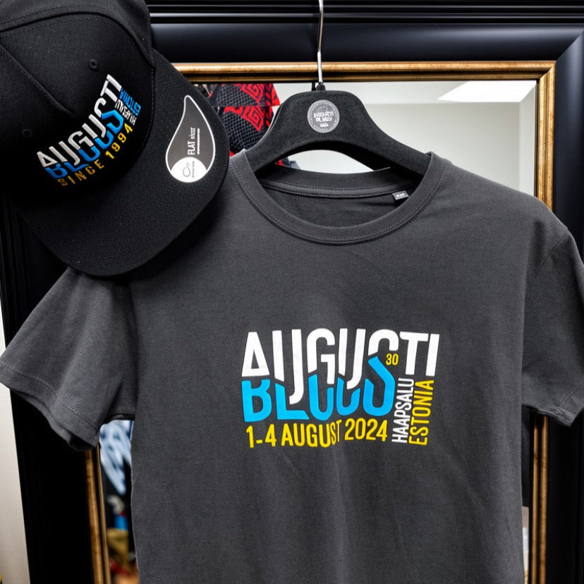 Augustibluus 2024 Festival T-Shirt - 30th Anniversary Edition Gray