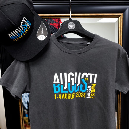 Augustibluus 2024 Festival T-Shirt - 30th Anniversary Edition Gray