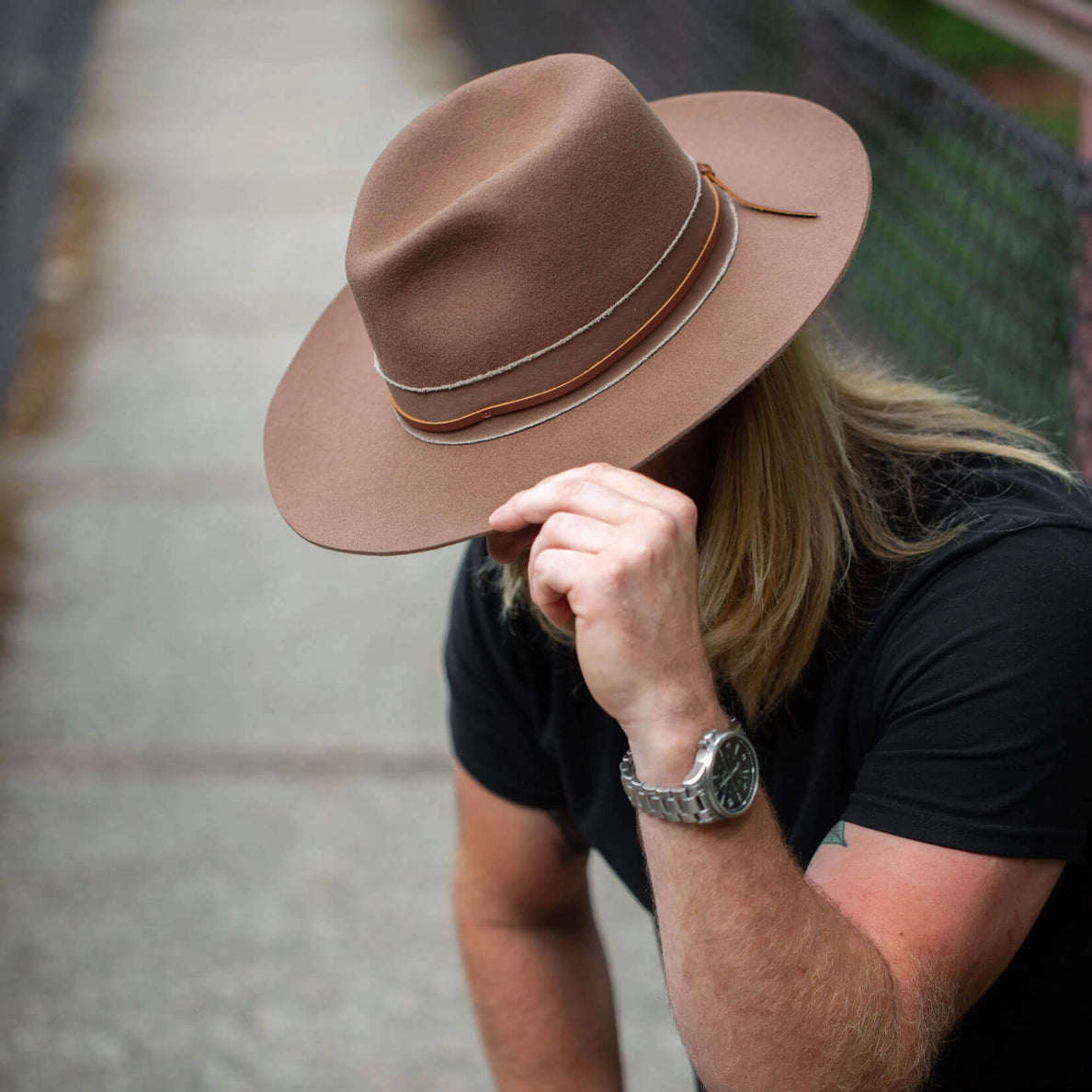 AUSTRALIAN WOOL FELT HAT JAWA BROWN