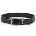 Python leather belt