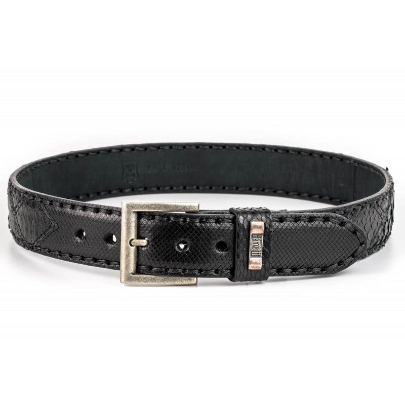 PYTHON LEATHER BELT