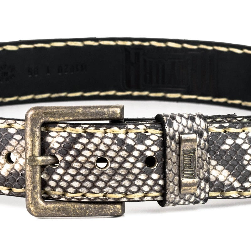 PYTHON LEATHER BELT