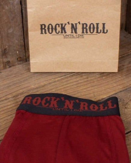 BOXER SHORTS ROCK UNTIL I DIE