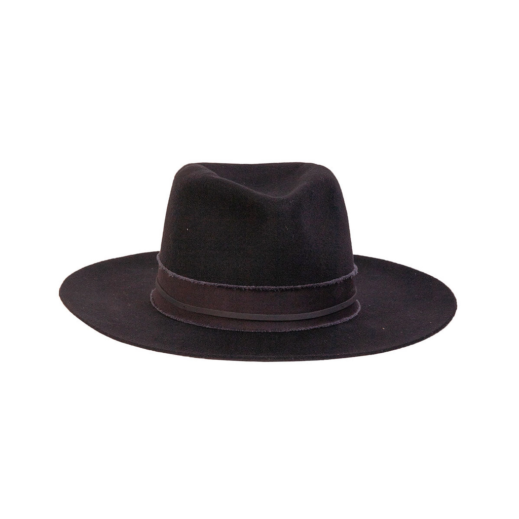 AUSTRALIAN WOOL FELT HAT JAWA BLACK