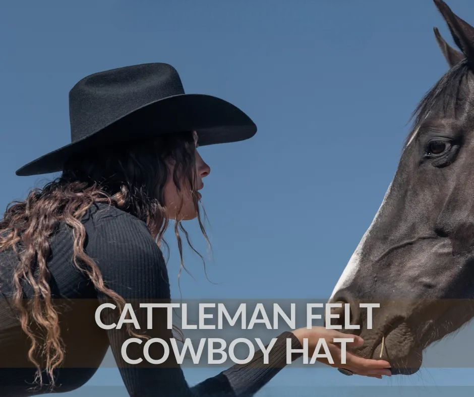 Cattleman Felt Cowboy Hat