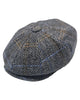 Checked Pattern Newsboy Cap