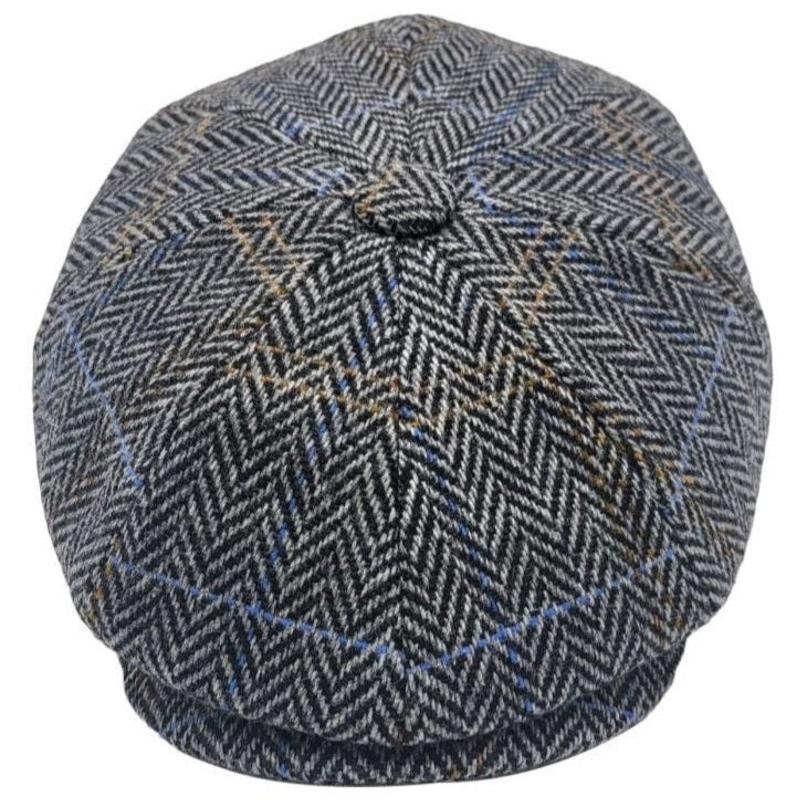 Checked Pattern Newsboy Cap