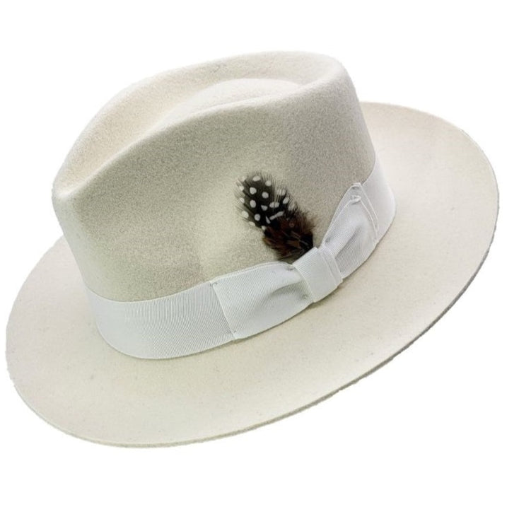 CLASSIC STIFF BRIM FEDORA HAT