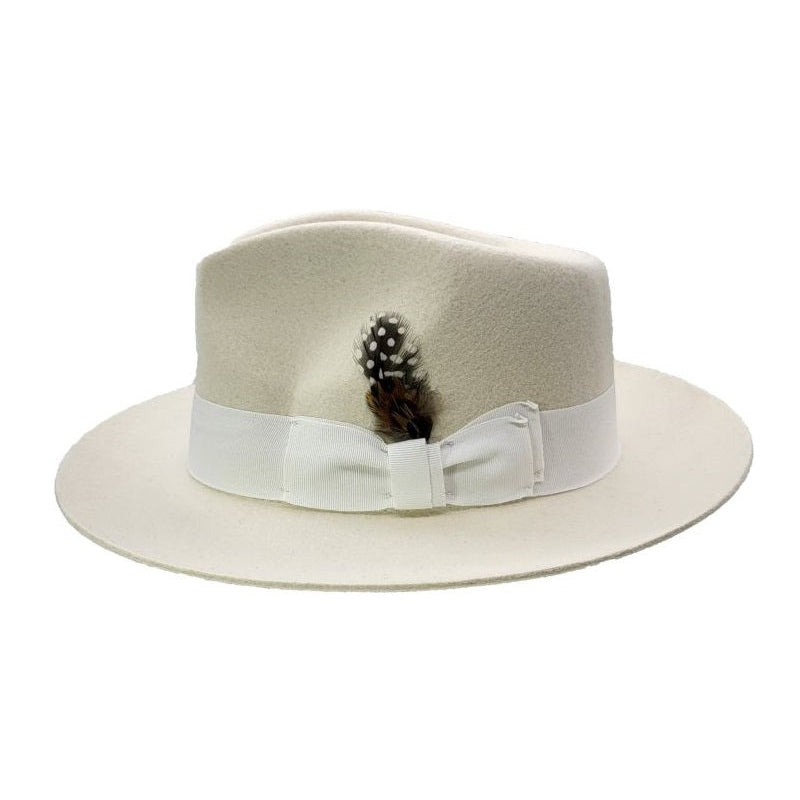 CLASSIC STIFF BRIM FEDORA HAT