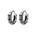 STEEL EARRINGS SKULLS