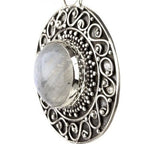 SILVER PENDANT BIG RAINBOW