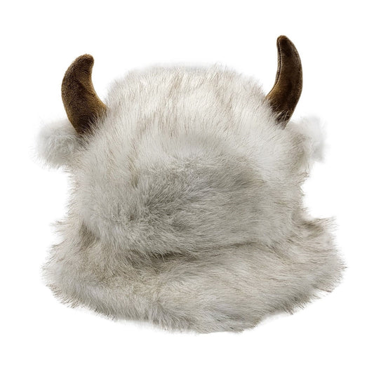 FAUX FUR SOFT FLUFFY BUCKET HAT