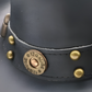 GENUINE BLACK LEATHER HAT