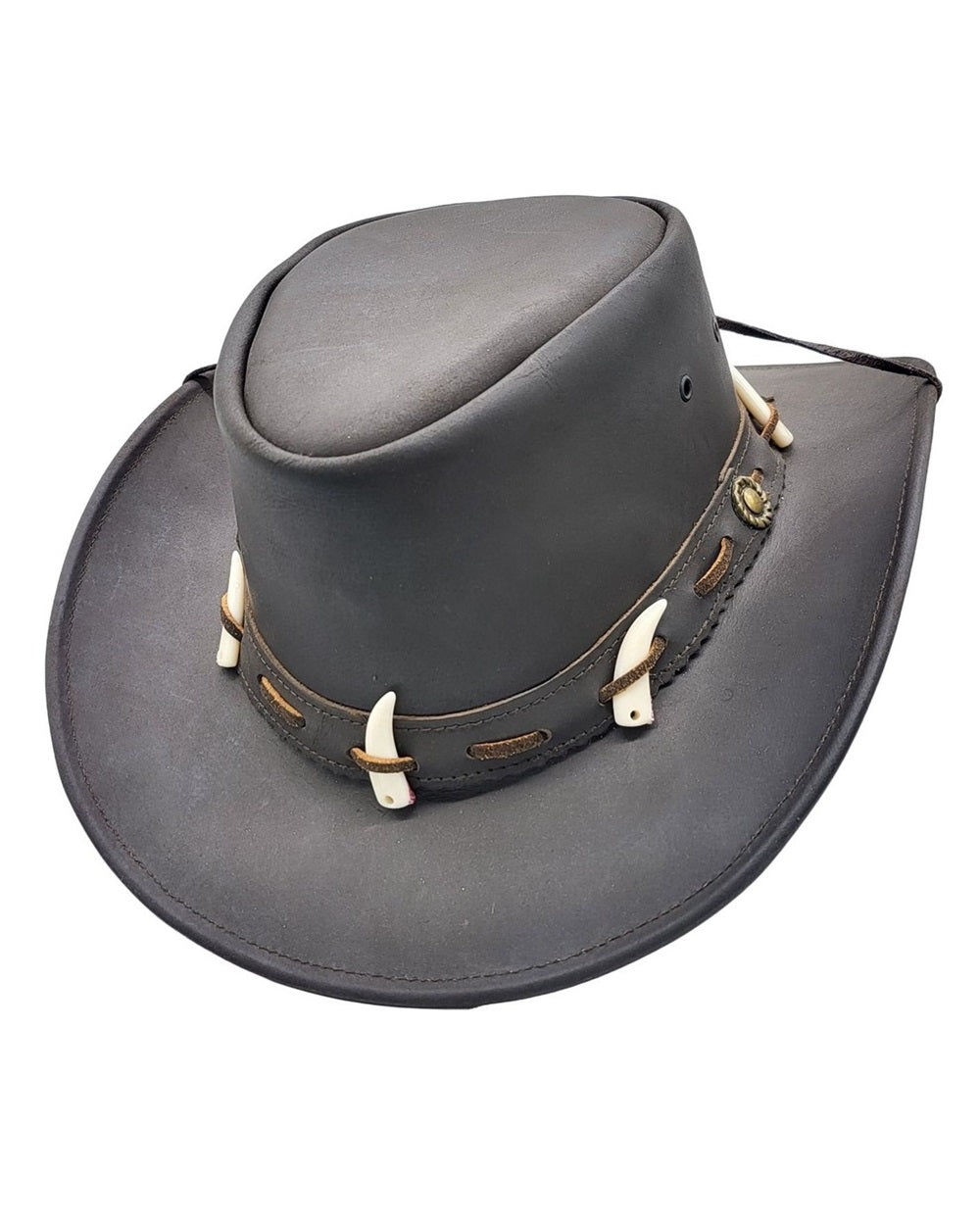 GENUINE LEATHER HAT FANGS