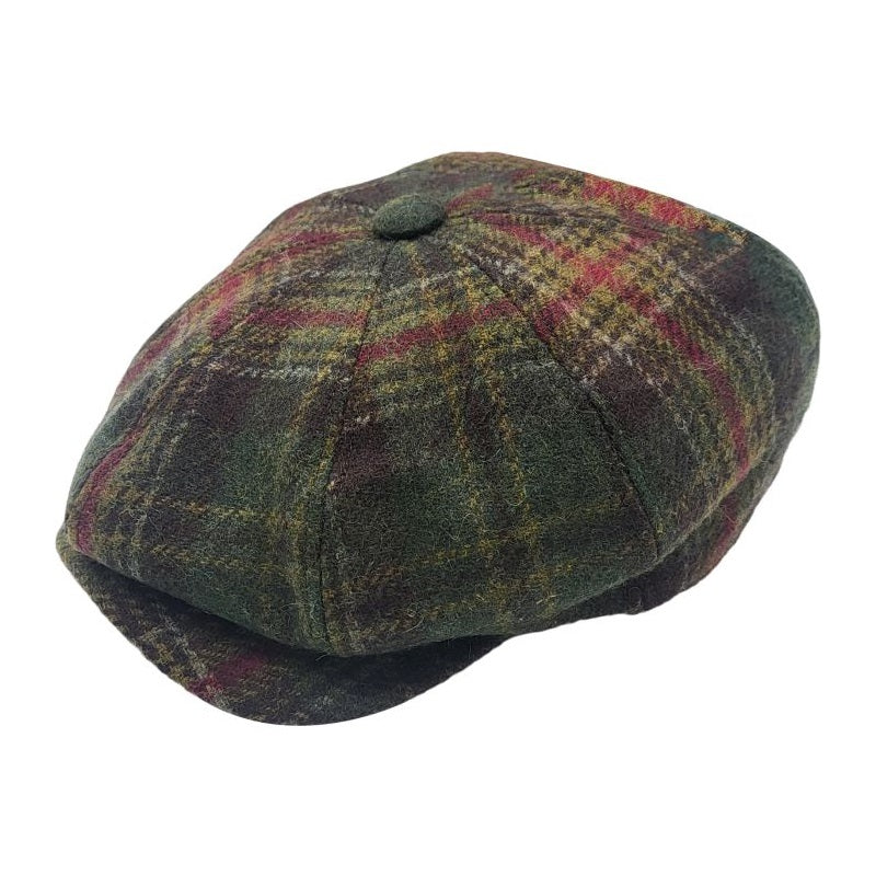 CHECKED NEWSBOY CAP