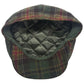 CHECKED NEWSBOY CAP