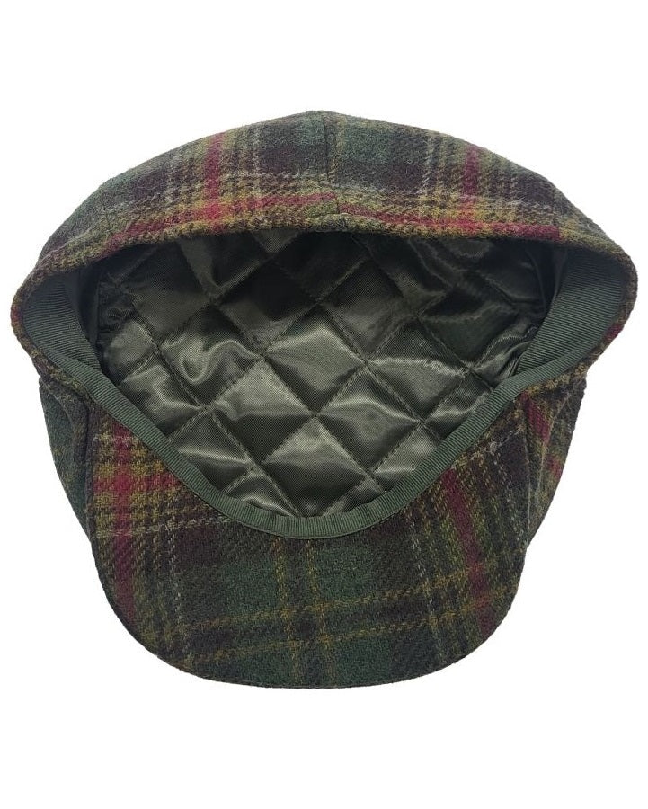 CHECKED NEWSBOY CAP