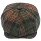 CHECKED NEWSBOY CAP