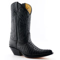 Premium Carolina Western Cowboy Boots in Classic Black. Step into authentic Western heritage with these handcrafted Carolina pointed toe cowboy boots. Crafted from premium black leather, these boots deliver the perfect blend of traditional craftsmanship and modern durability.