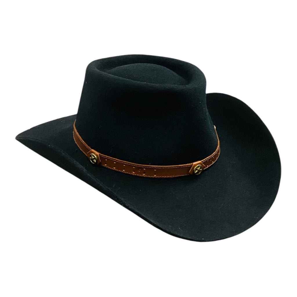 Jack — Handmade Western Cowboy Hat in 100% Stiff Wool Felt by Hatson