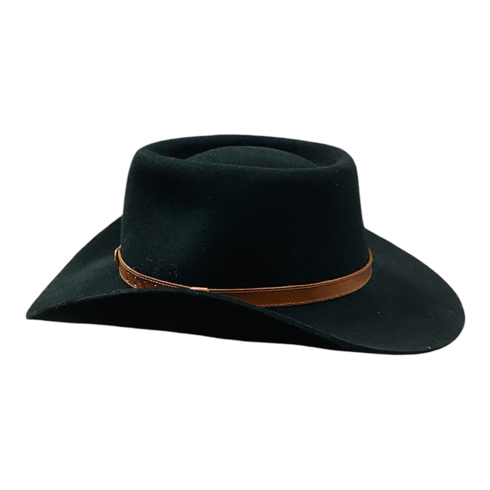 Jack — Handmade Western Cowboy Hat in 100% Stiff Wool Felt by Hatson