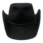 Western Wool Felt handmade Hat Thunder - Black Cowboy Hat