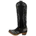 High Black Suede Women's Western Boots – My Star