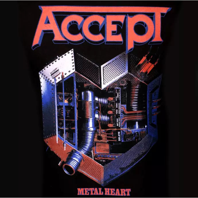Hoodie Accept Metal Heart