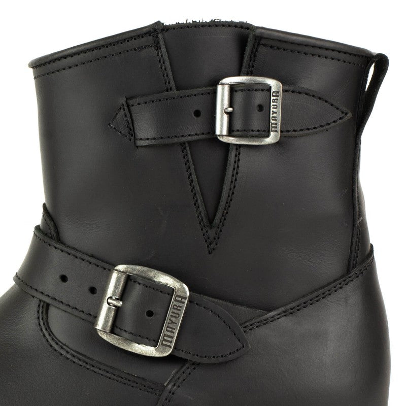 LEATHER ANKLE BOOTS ROCKY