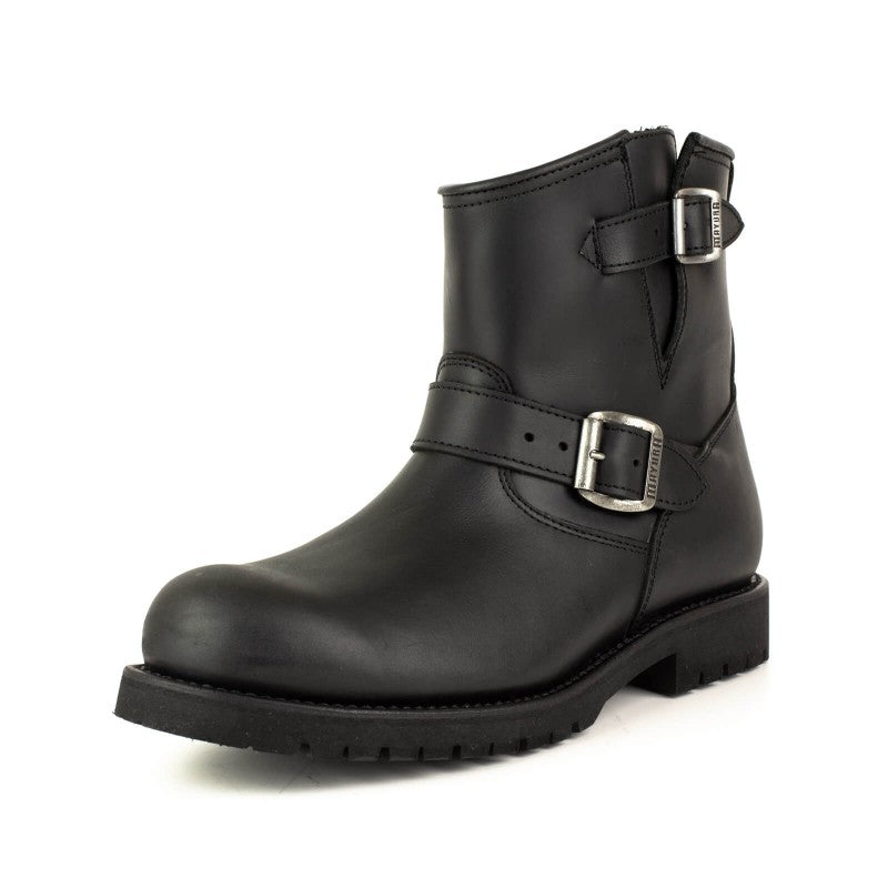LEATHER ANKLE BOOTS ROCKY