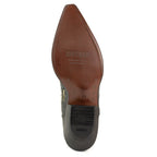 Men's Mex Cowboy Boots - Handmade Natural Python & Oiled Cowhide Leather