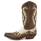 Men's Desert Cowboy Boots - Handmade Python Leather with Goodyear Welt