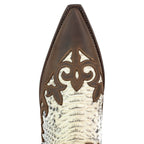 Men's Desert Cowboy Boots - Handmade Python Leather with Goodyear Welt